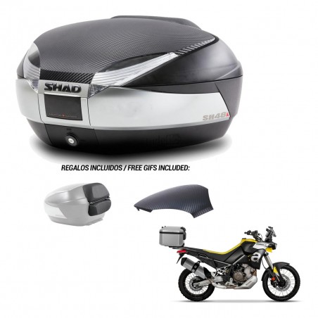 SHAD Baul SH48 tapa respaldo + soporte montaje KIT-442670