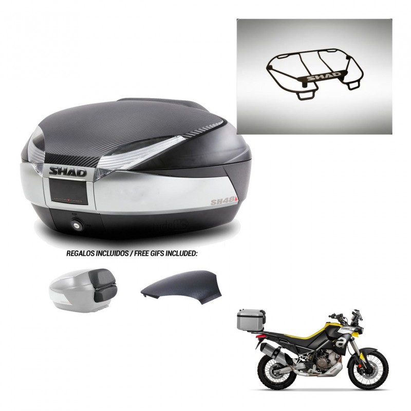 SHAD Trunk SH48 backrest cover + mounting bracket upper grill KIT-442674