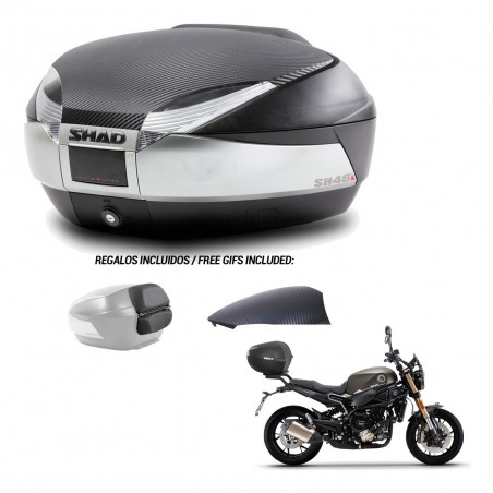 SHAD Trunk SH48 backrest cover + mounting bracket KIT-442678