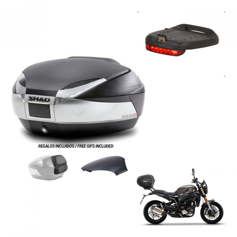 SHAD Trunk SH48 backrest cover + mounting bracket brake light KIT-442679