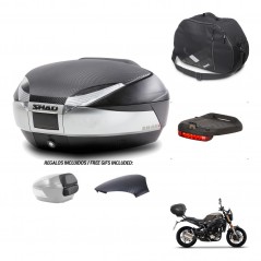 SHAD Baul SH48 tapa respaldo + soporte montaje accesorios KIT-442681