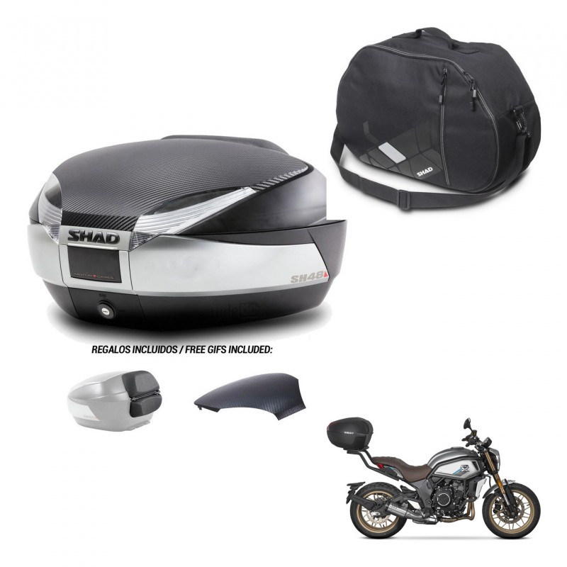 SHAD Trunk SH48 backrest cover + mounting bracket internal bag KIT-442688