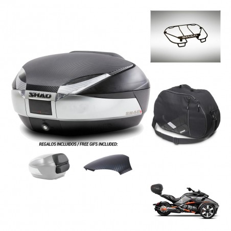 SHAD Baul SH48 tapa respaldo + soporte montaje accesorios KIT-442708