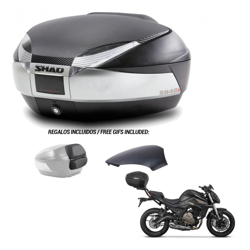 SHAD Trunk SH48 backrest cover + mounting bracket KIT-442718