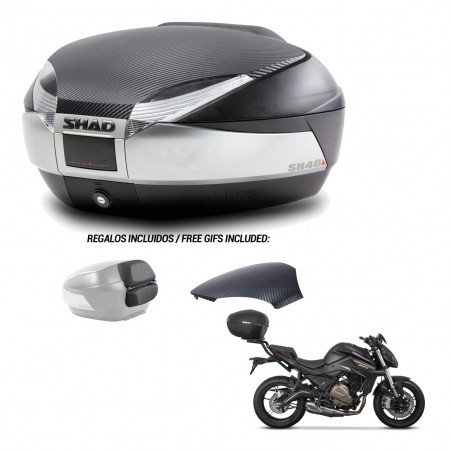 SHAD Trunk SH48 backrest cover + mounting bracket KIT-442718