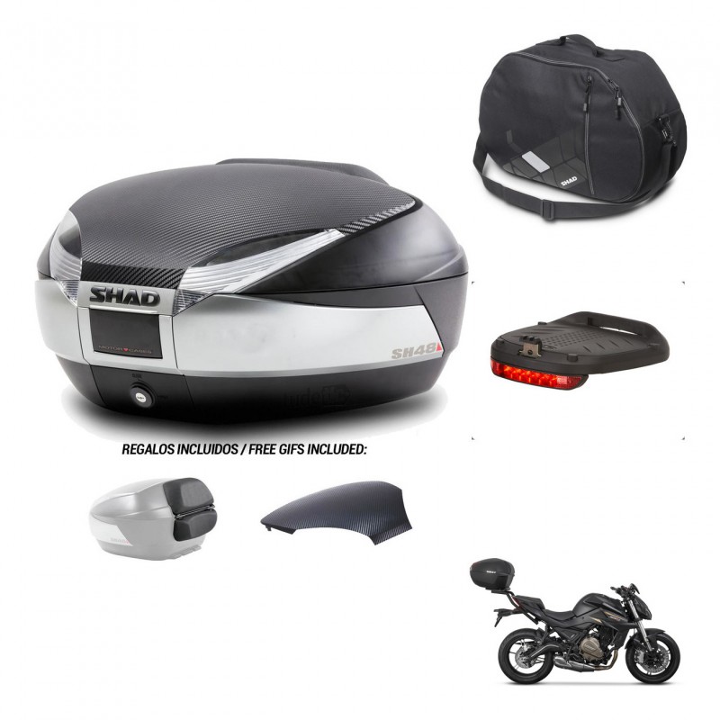 SHAD Trunk SH48 backrest cover + mounting bracket accessories KIT-442721