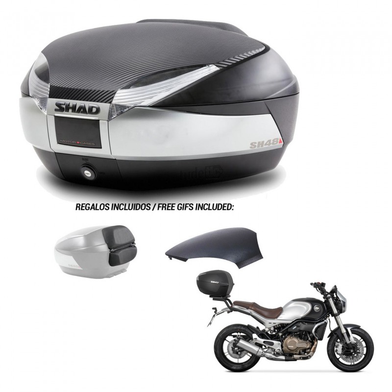 SHAD Trunk SH48 backrest cover + mounting bracket KIT-442726