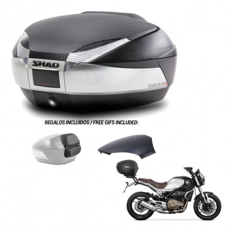 SHAD Baul SH48 tapa respaldo + soporte montaje KIT-442726