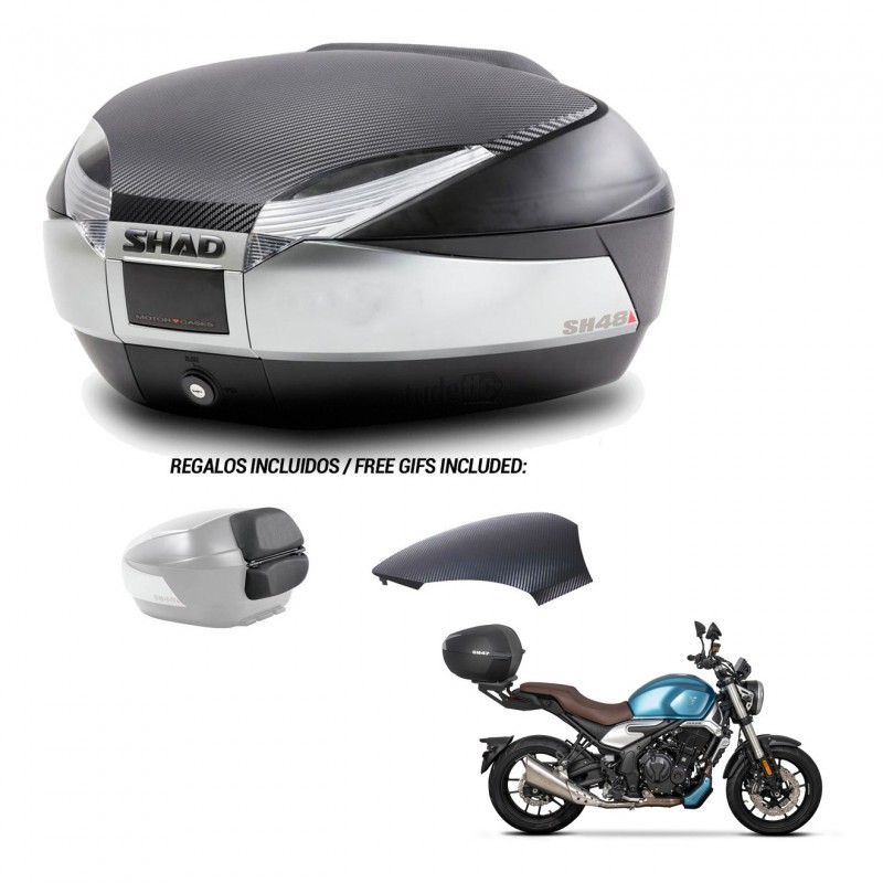 SHAD Baul SH48 tapa respaldo + soporte montaje KIT-442742
