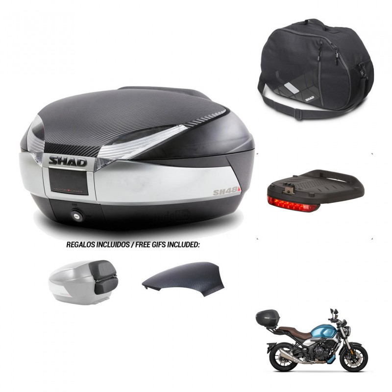 SHAD Trunk SH48 backrest cover + mounting bracket accessories KIT-442745