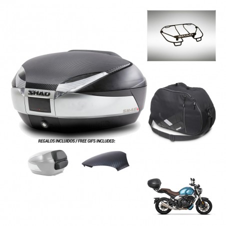 SHAD Baul SH48 tapa respaldo + soporte montaje accesorios KIT-442748