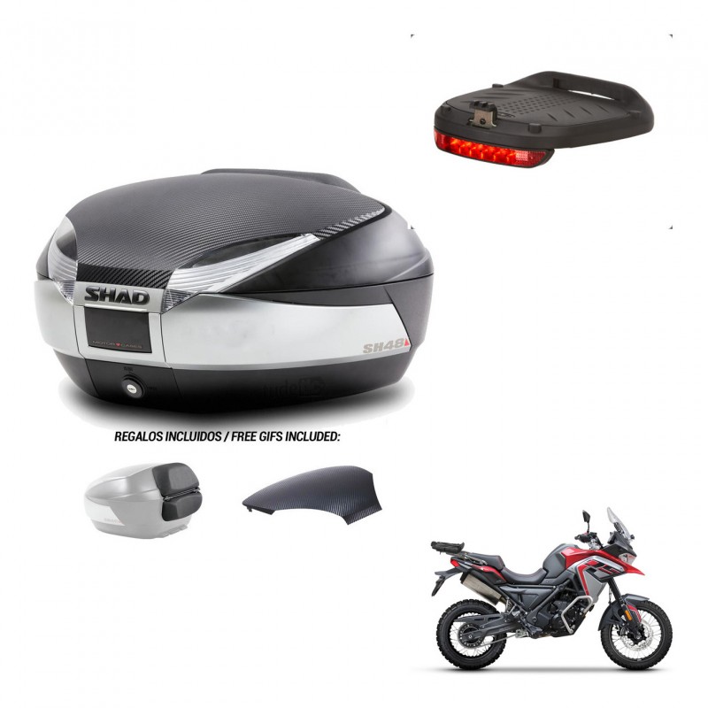 SHAD Trunk SH48 backrest cover + mounting bracket brake light KIT-442751