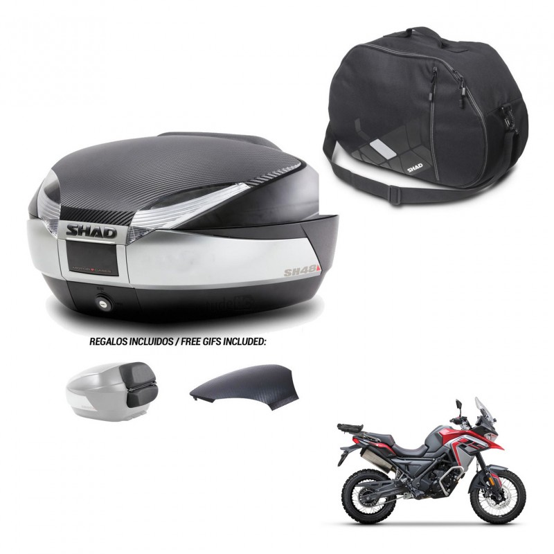 SHAD Baul SH48 tapa respaldo + soporte montaje bolsa interna KIT-442752
