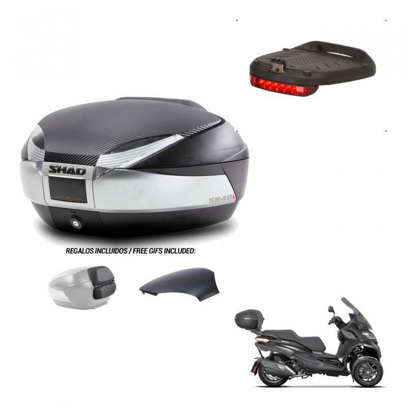 SHAD Trunk SH48 backrest cover + mounting bracket brake light KIT-442759