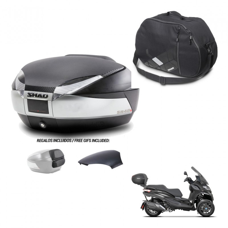 SHAD Baul SH48 tapa respaldo + soporte montaje bolsa interna KIT-442760