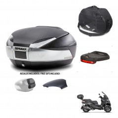 SHAD Baul SH48 tapa respaldo + soporte montaje accesorios KIT-442761