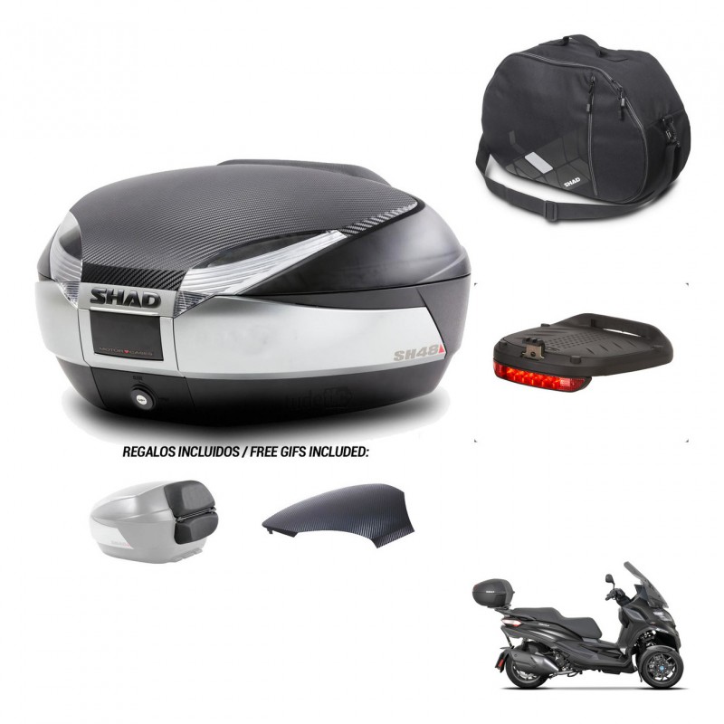 SHAD Baul SH48 tapa respaldo + soporte montaje accesorios KIT-442761