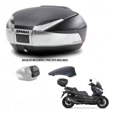 SHAD Trunk SH48 backrest cover + mounting bracket KIT-442766