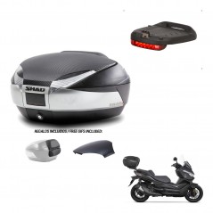 SHAD Baul SH48 tapa respaldo + soporte montaje luz de freno KIT-442767