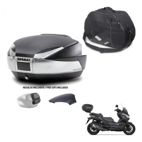 SHAD Baul SH48 tapa respaldo + soporte montaje bolsa interna KIT-442768