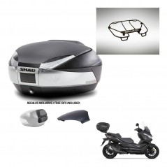 SHAD Trunk SH48 backrest cover + mounting bracket upper grill KIT-442770