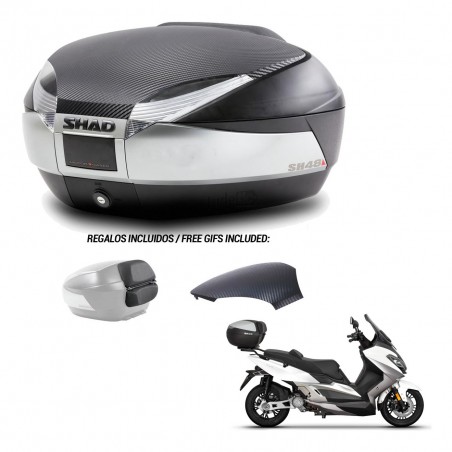 SHAD Trunk SH48 backrest cover + mounting bracket KIT-442774