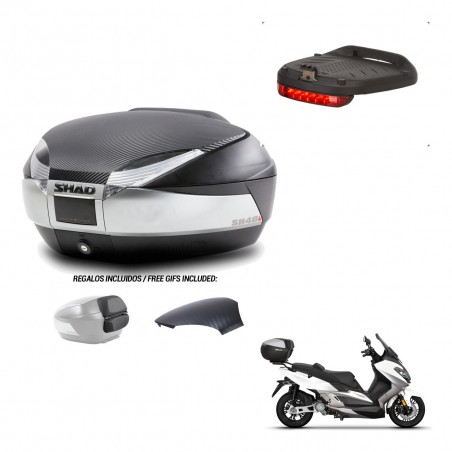 SHAD Trunk SH48 backrest cover + mounting bracket brake light KIT-442775