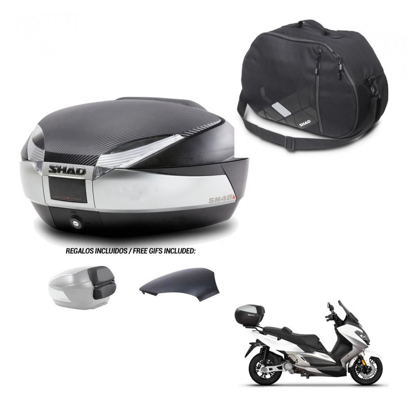 SHAD Baul SH48 tapa respaldo + soporte montaje bolsa interna KIT-442776