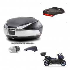 SHAD Trunk SH48 backrest cover + mounting bracket brake light KIT-442783