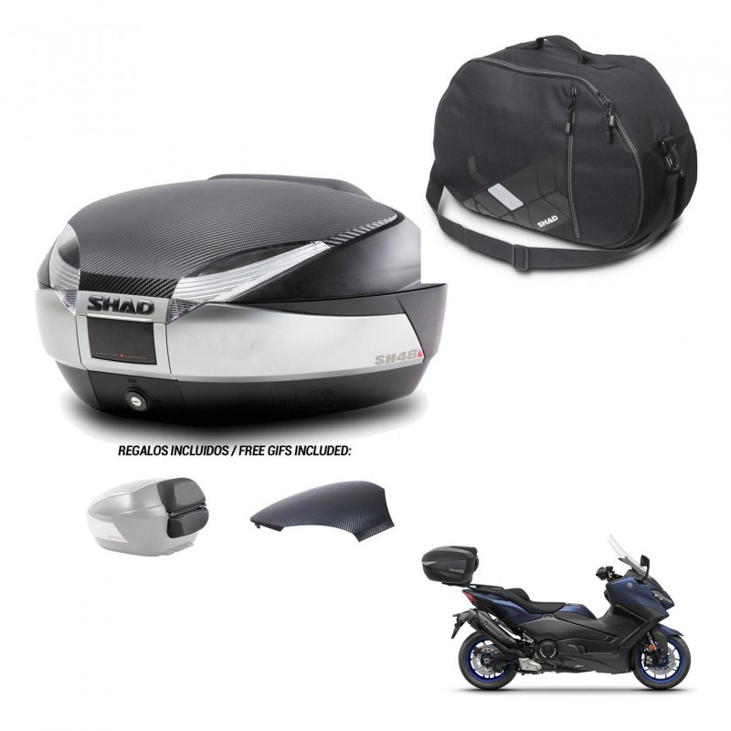 SHAD Baul SH48 tapa respaldo + soporte montaje bolsa interna KIT-442784
