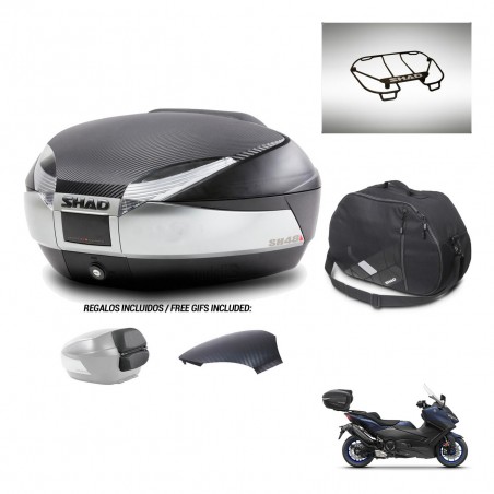 SHAD Baul SH48 tapa respaldo + soporte montaje accesorios KIT-442788