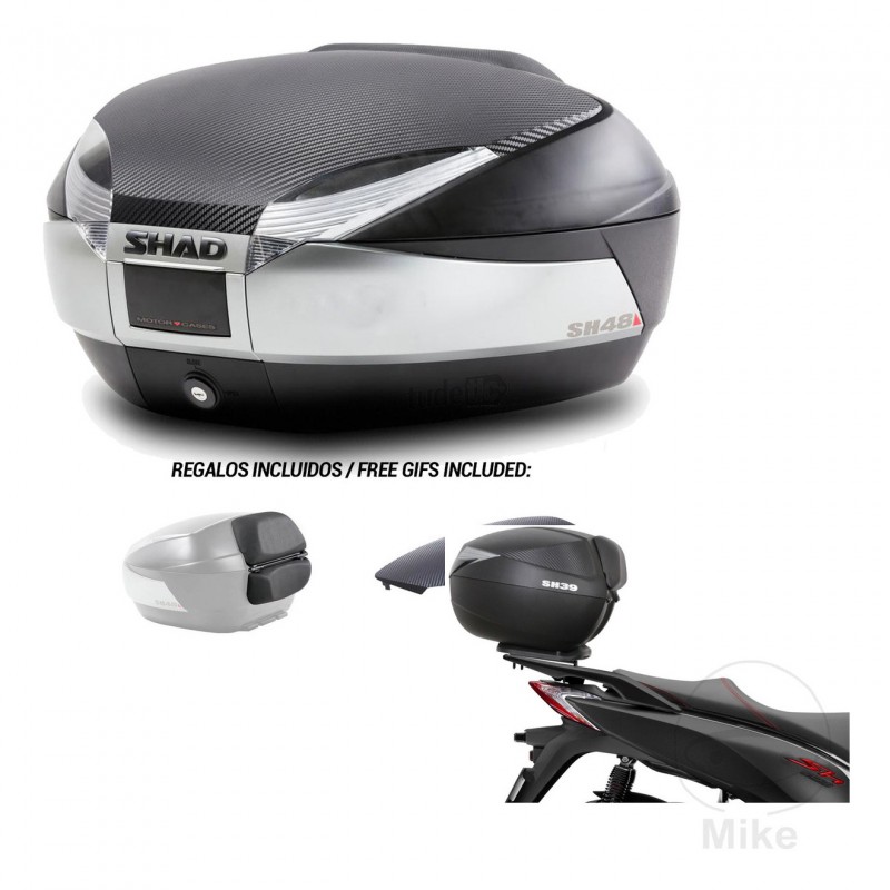 SHAD Trunk SH48 backrest cover + mounting bracket KIT-442790