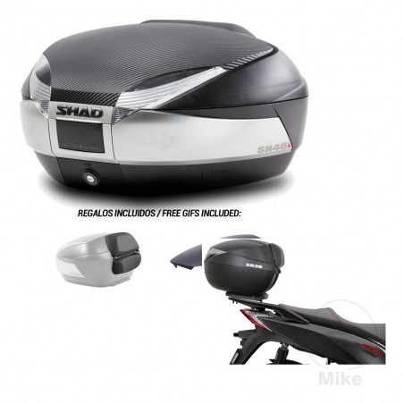 SHAD Trunk SH48 backrest cover + mounting bracket KIT-442790