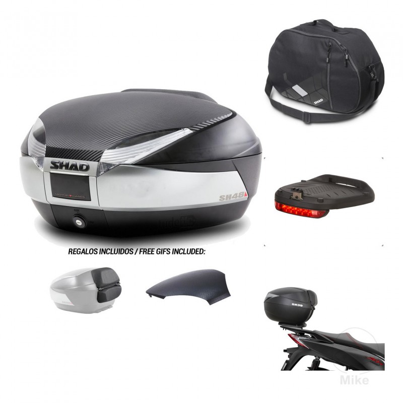 SHAD Trunk SH48 backrest cover + mounting bracket accessories KIT-442793