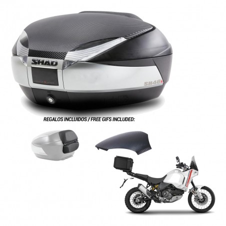 SHAD Trunk SH48 backrest cover + mounting bracket KIT-442798