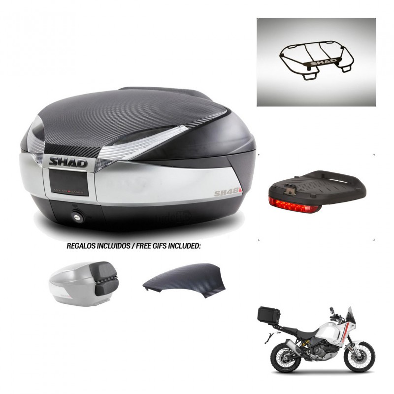 SHAD Trunk SH48 backrest cover + mounting bracket accessories KIT-442803