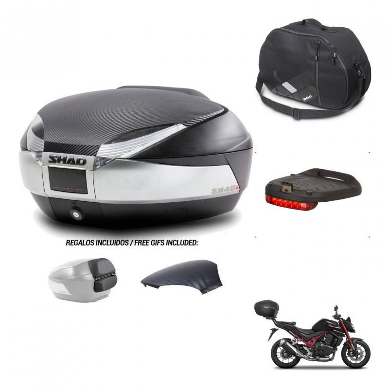 SHAD Trunk SH48 backrest cover + mounting bracket accessories KIT-442809