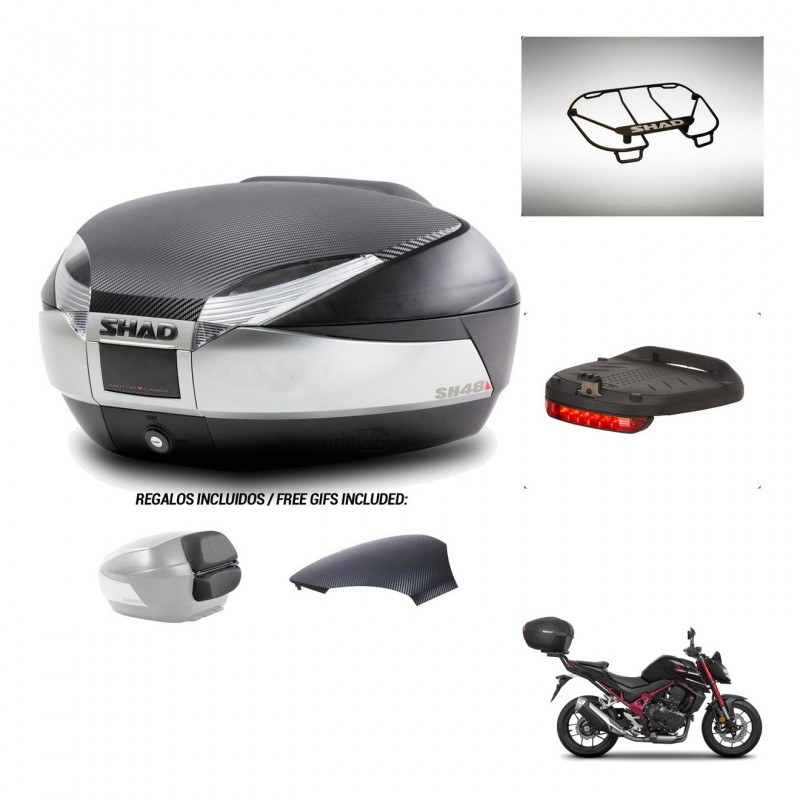 SHAD Trunk SH48 backrest cover + mounting bracket accessories KIT-442811