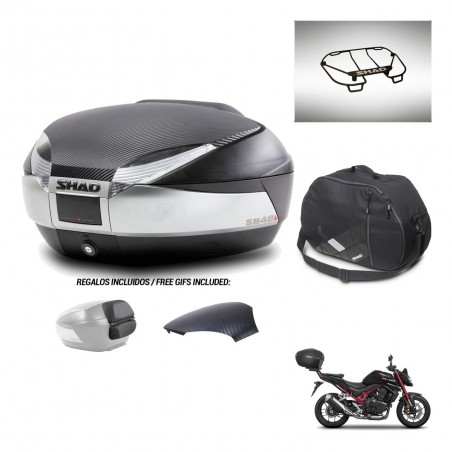 SHAD Trunk SH48 backrest cover + mounting bracket accessories KIT-442812