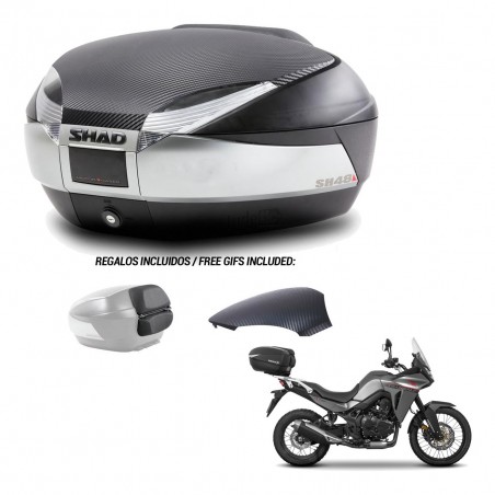 SHAD Baul SH48 tapa respaldo + soporte montaje KIT-442814