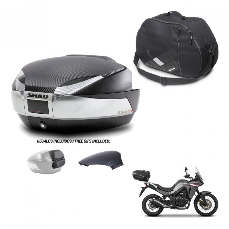SHAD Baul SH48 tapa respaldo + soporte montaje bolsa interna KIT-442816
