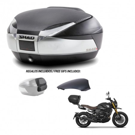 SHAD Trunk SH48 backrest cover + mounting bracket KIT-442822