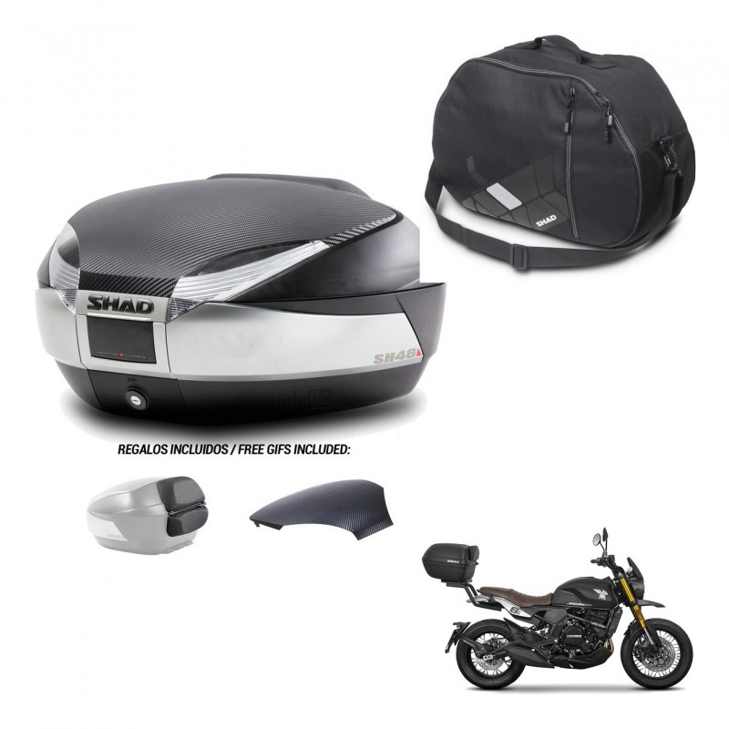 SHAD Baul SH48 tapa respaldo + soporte montaje bolsa interna KIT-442824