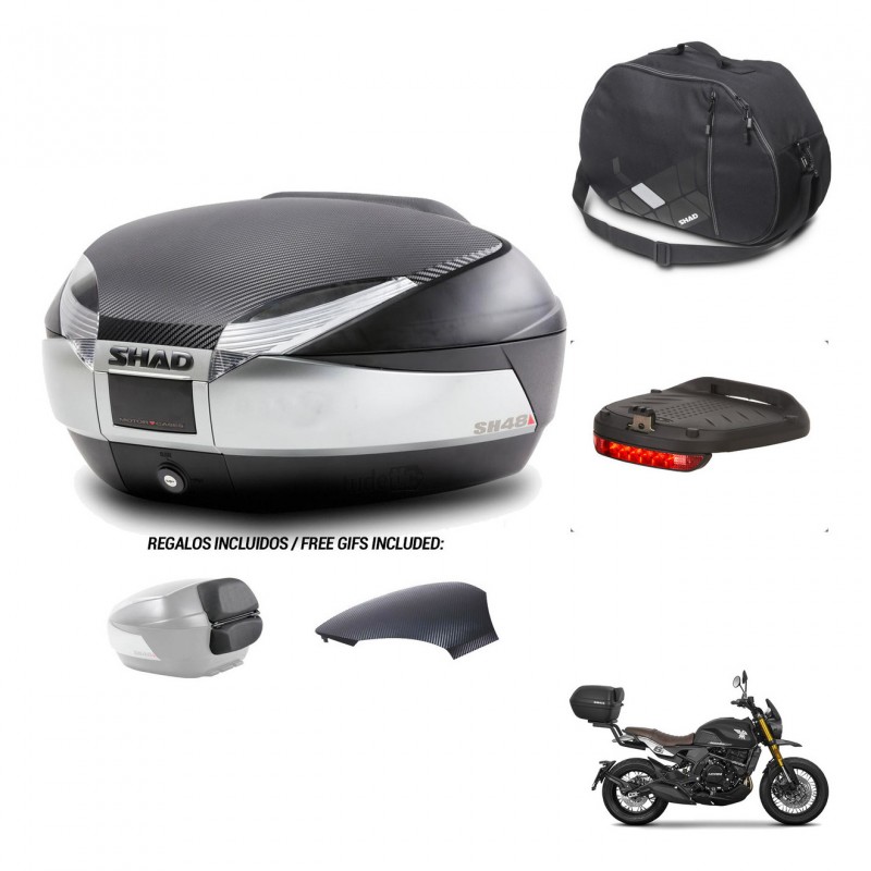 SHAD Trunk SH48 backrest cover + mounting bracket accessories KIT-442825