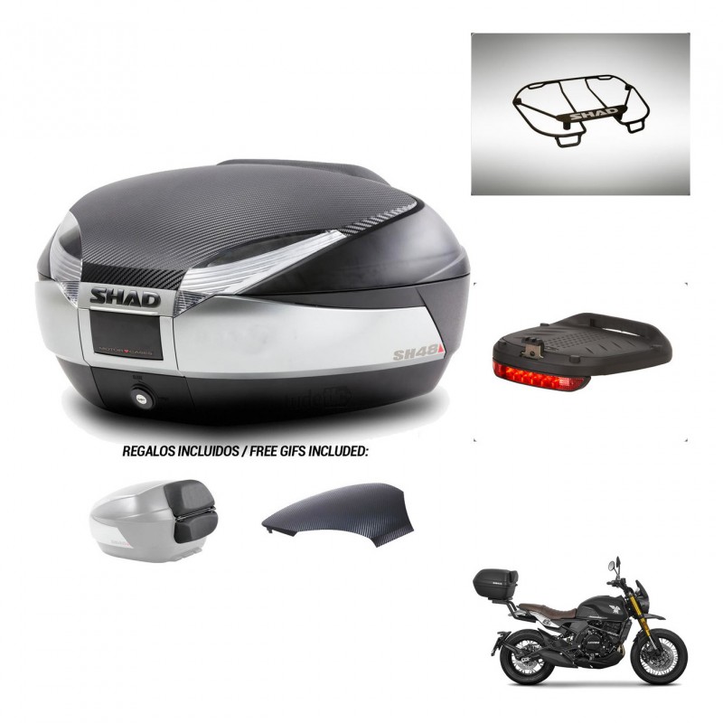 SHAD Trunk SH48 backrest cover + mounting bracket accessories KIT-442827