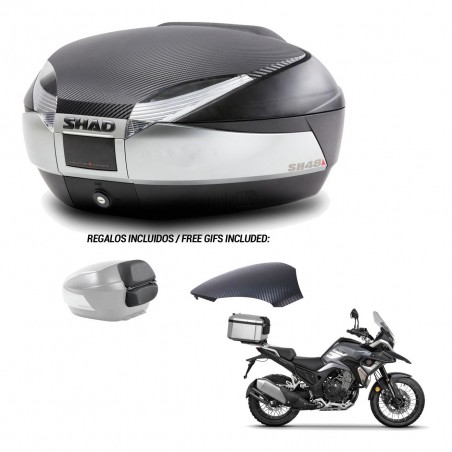 SHAD Trunk SH48 backrest cover + mounting bracket KIT-442830