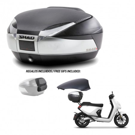 SHAD Baul SH48 tapa respaldo + soporte montaje KIT-442838