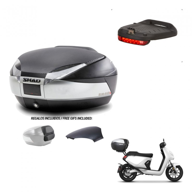 SHAD Trunk SH48 backrest cover + mounting bracket brake light KIT-442839