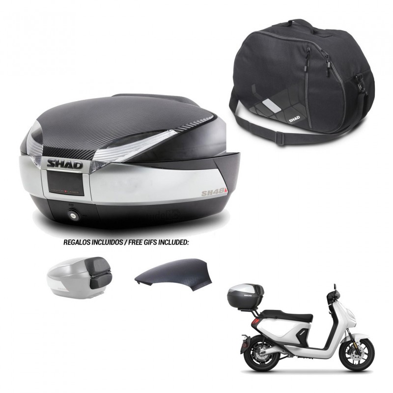 SHAD Baul SH48 tapa respaldo + soporte montaje bolsa interna KIT-442840