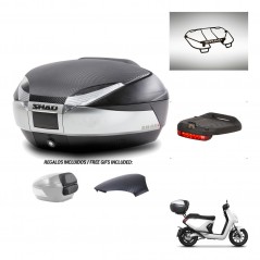 SHAD Baul SH48 tapa respaldo + soporte montaje accesorios KIT-442843